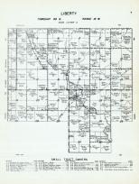Liberty Township - Code Letter A, Little Cedar, Mitchell County 1960